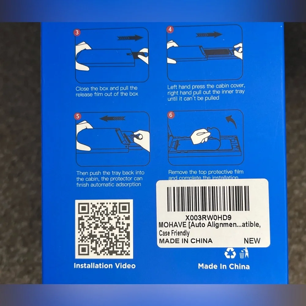 Mohave Samsung Galaxy S24 Ultra Screen Protectors with Easy-Install Box Unused